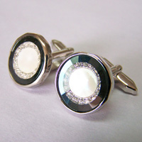 Zinc Alloy Cufflinks ALC006