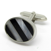 Multi MOP Onyx Cufflinks SPC019